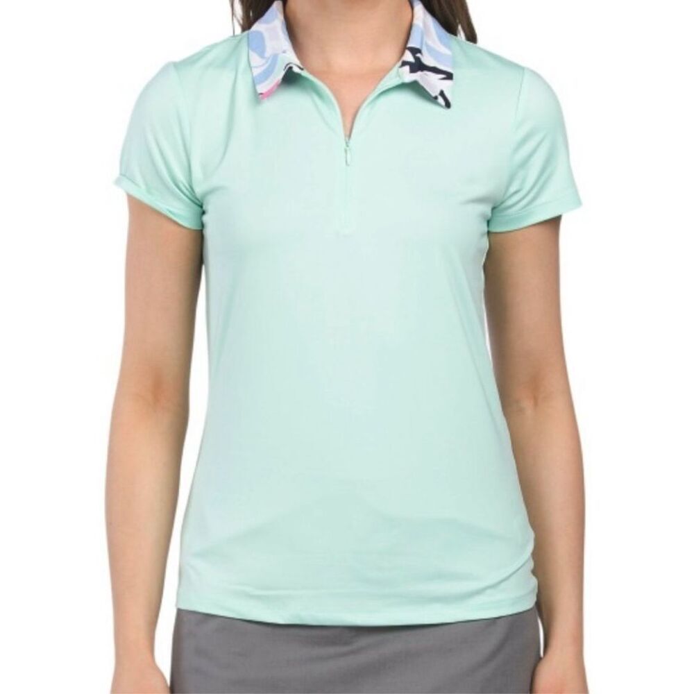 Tommy Bahama NWT size S mint green polo UPF